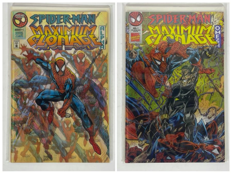 Spider-Man Maximum Clonage Alpha And Omega #1 Comic Books