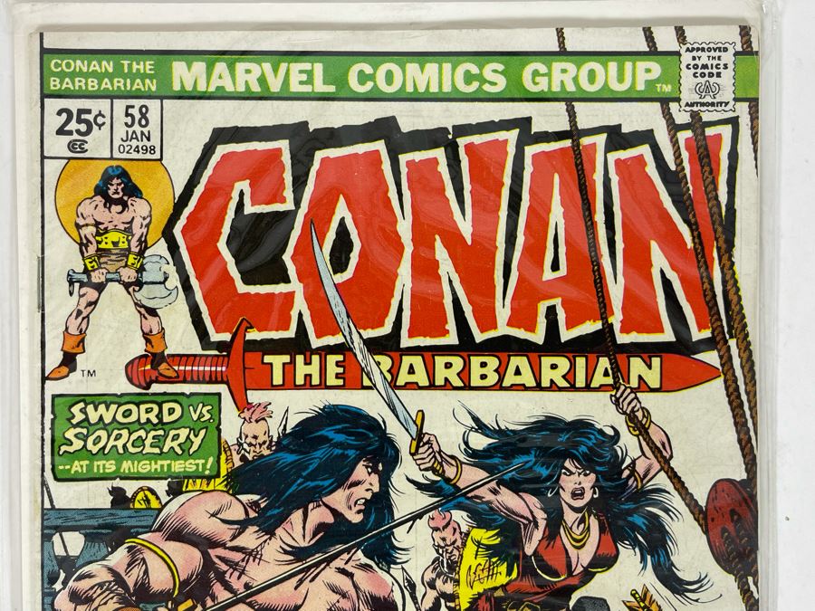 Marvel Conan The Barbarian #58 Comic Book [Photo 2]
