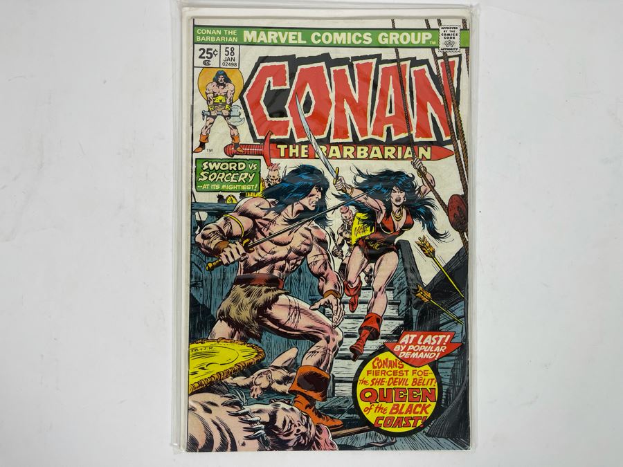 Marvel Conan The Barbarian #58 Comic Book