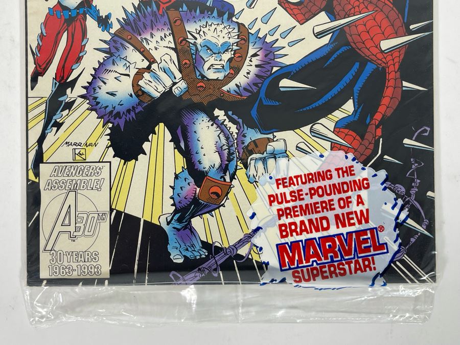 Sealed Web Of Spider-Man #9 Comic Book With Trading Card [Photo 4]