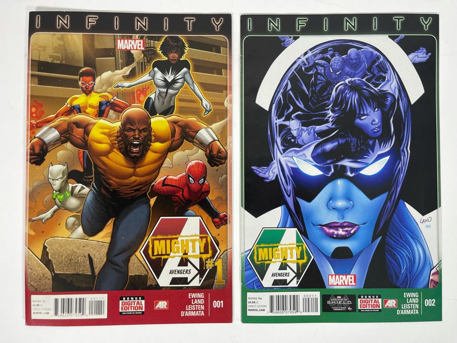 Infinity Mighty Avengers #1 And #2 Comic Books