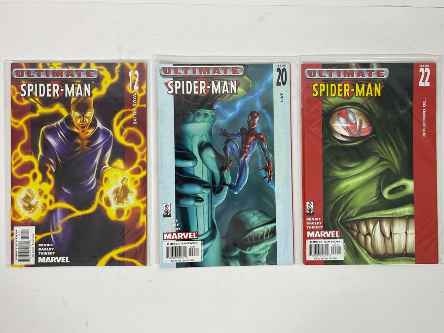 Marvel Ultimate Spider-Man #12,20,22 Comic Books