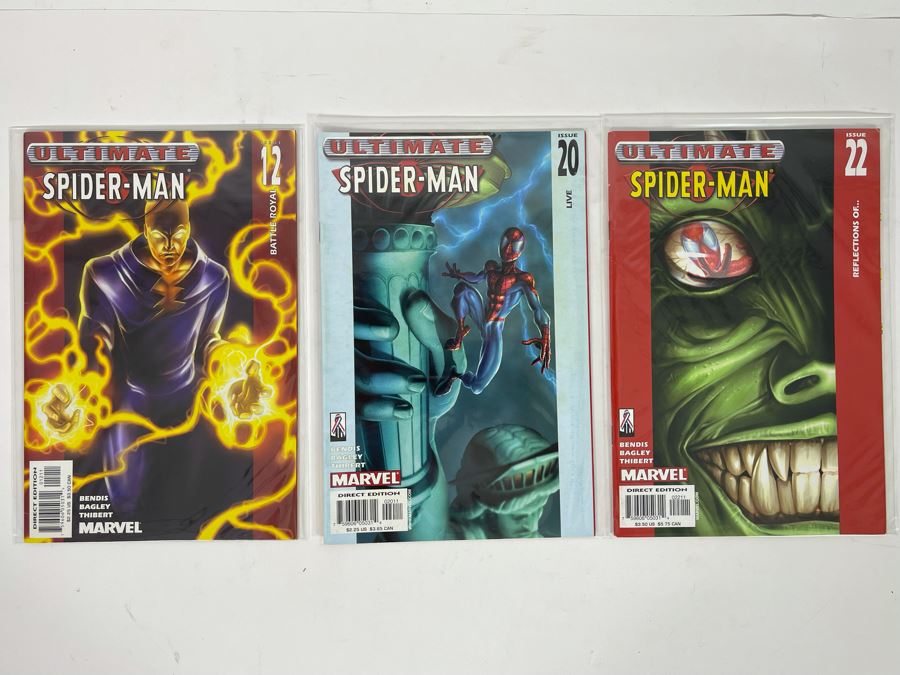 Marvel Ultimate Spider-Man #12,20,22 Comic Books [Photo 2]
