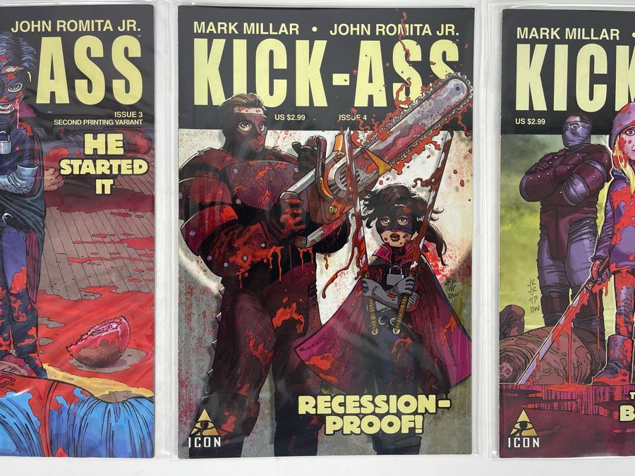 Kick-Ass #3,4,6 Comic Books [Photo 4]