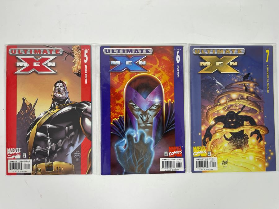 Ultimate X-Men #5,6,7 Comic Books [Photo 1]