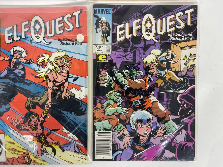 Eight Vintage Marvel Comic Books: Thor, Marvel Fanfare, Master Of Kung Fu, The New Mutants, Elf Quest [Photo 10]