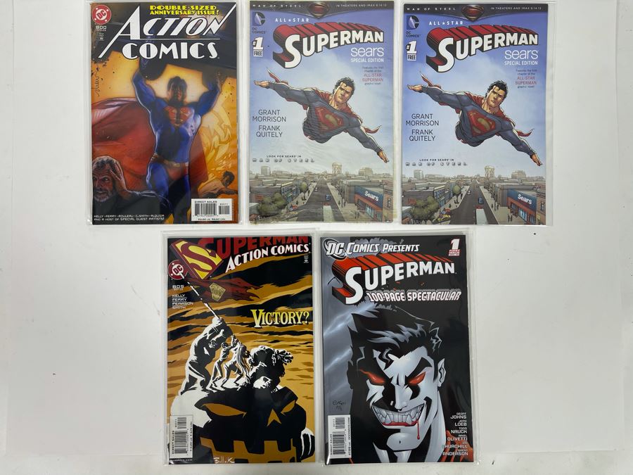 Six DC Superman Comic Books [Photo 1]
