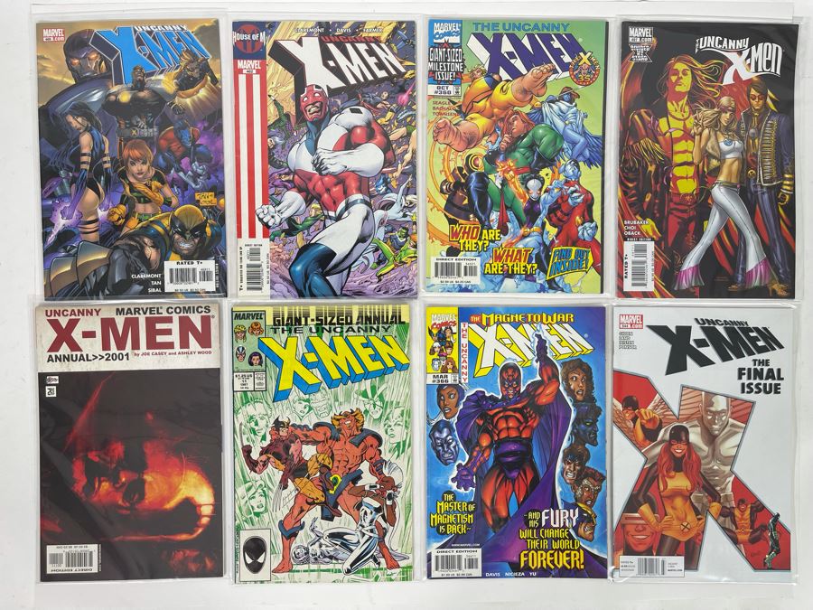 Eight Marvel Uncanny X-Men Comic Books [Photo 1]