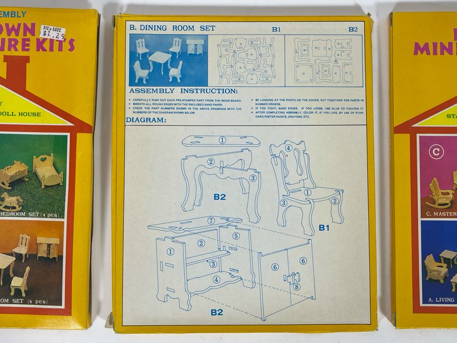 Vintage New Old Stock Doll House Furniture [Photo 11]