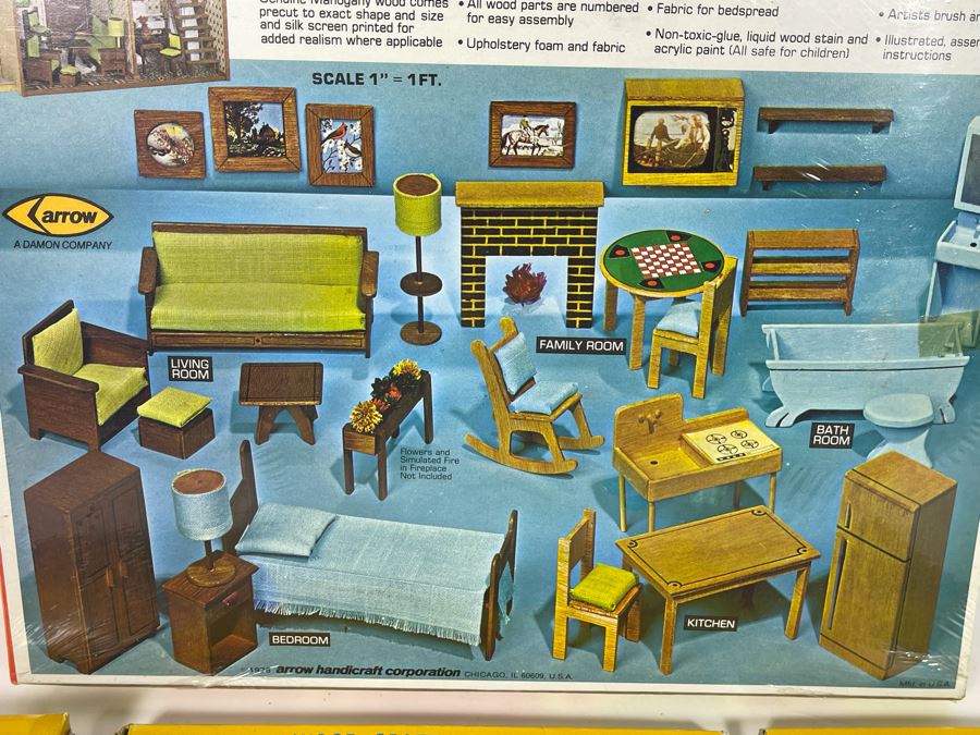 Vintage New Old Stock Doll House Furniture [Photo 5]