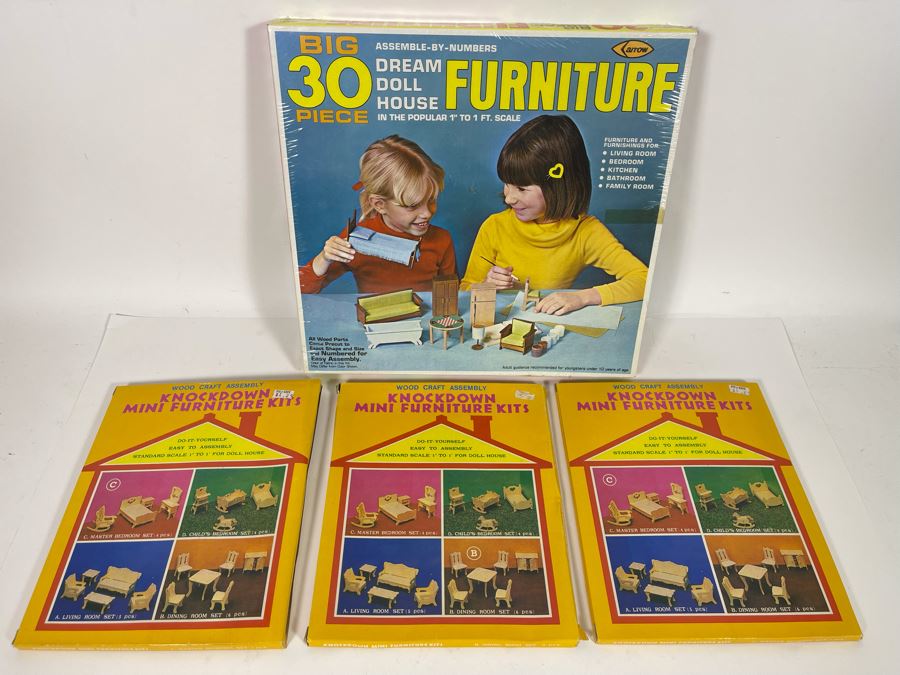 Vintage New Old Stock Doll House Furniture
