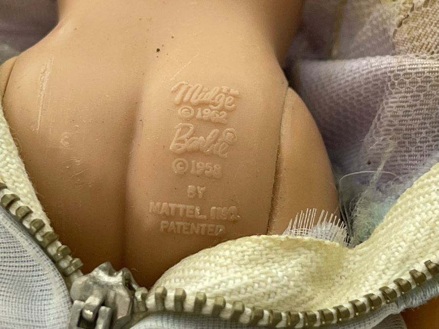 Vintage Midge Barbie Marked Midge TM C 1962 Barbie C 1958 By Mattel Inc Patented [Photo 11]