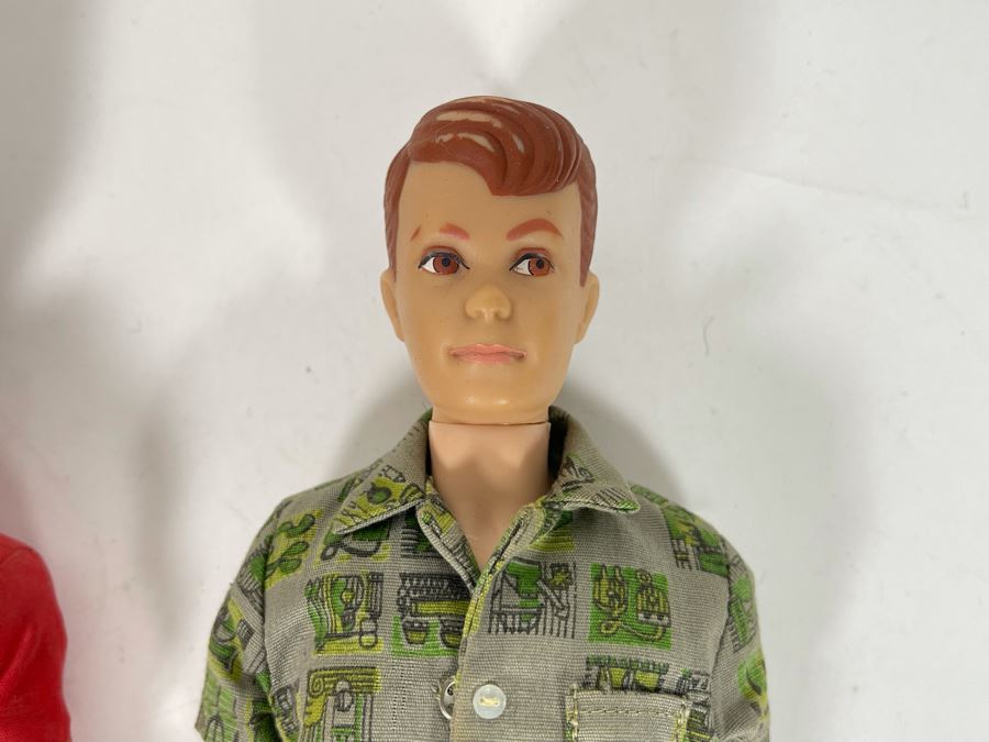 Pair Of Early Vintage 1960s Allan Barbie Dolls (He’s Ken’s Buddy) [Photo 5]