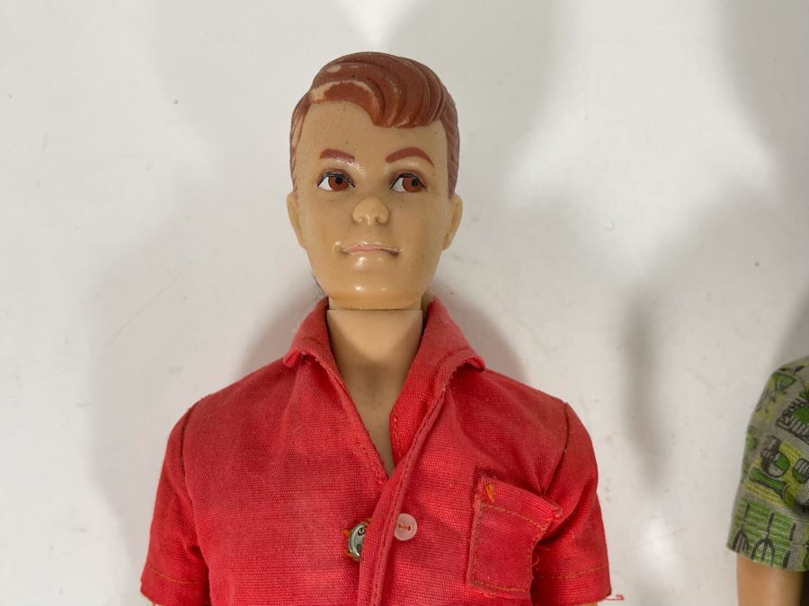 Pair Of Early Vintage 1960s Allan Barbie Dolls (He’s Ken’s Buddy) [Photo 6]