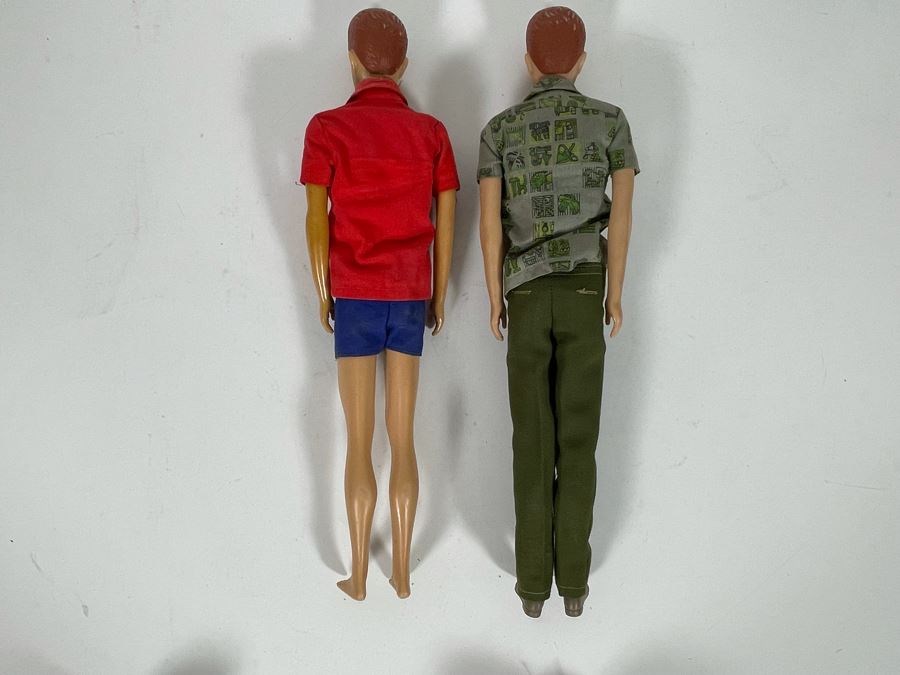 Pair Of Early Vintage 1960s Allan Barbie Dolls (He’s Ken’s Buddy) [Photo 9]