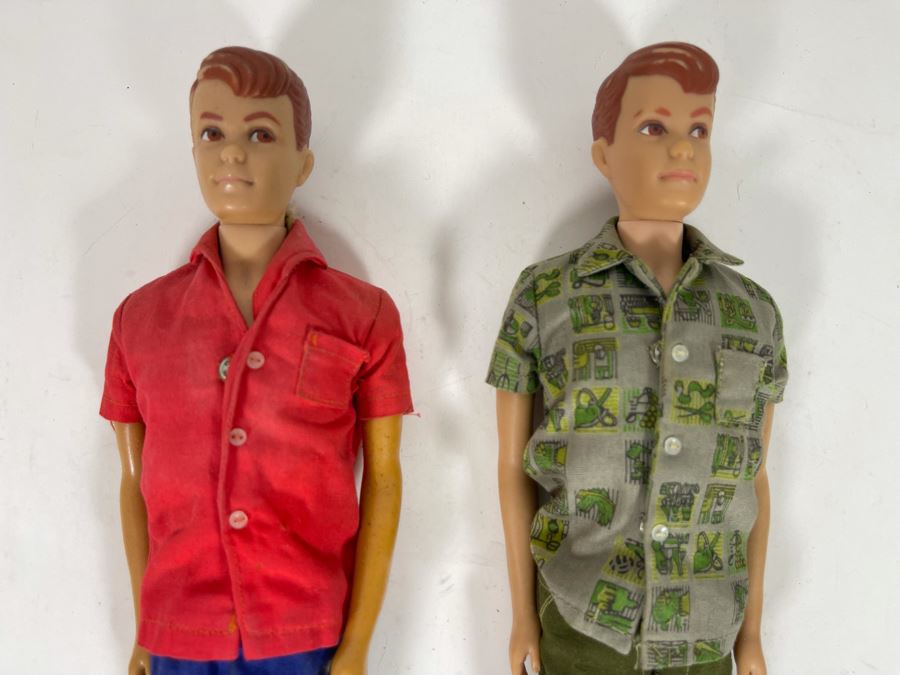 Pair Of Early Vintage 1960s Allan Barbie Dolls (He’s Ken’s Buddy) [Photo 4]