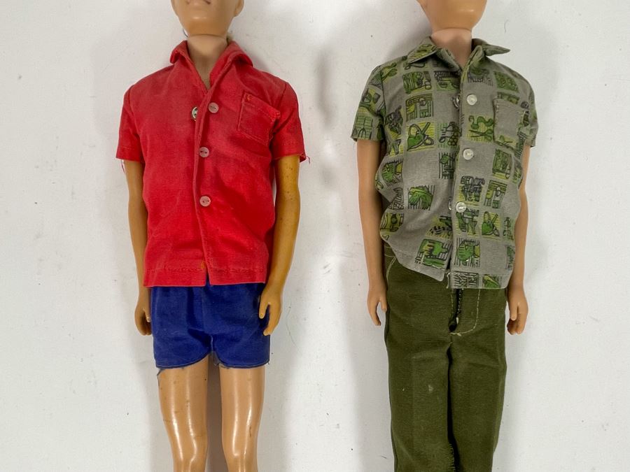 Pair Of Early Vintage 1960s Allan Barbie Dolls (He’s Ken’s Buddy) [Photo 7]