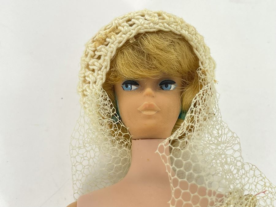 Vintage Early Sixties Barbie Doll Marked Barbie Pats Pend C MCMLVIII By Mattel Inc [Photo 5]