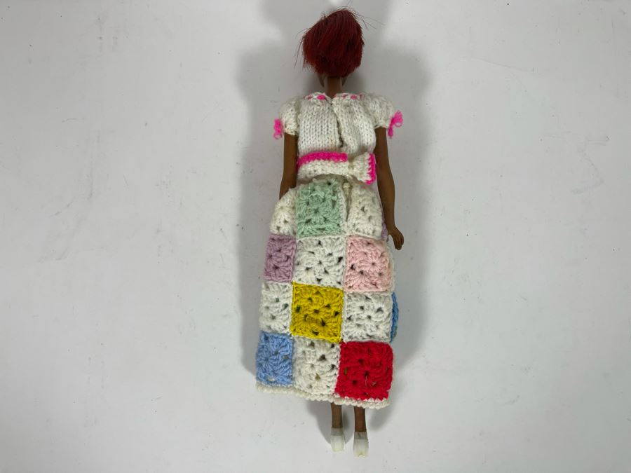 Vintage Julia Barbie Doll Marked C 1966 Mattel Inc Us Patented US Pat Pend Made In Japan [Photo 7]