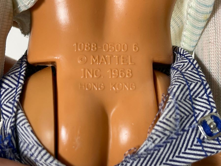 Three Vintage Early Sixties Ken Barbie Dolls Marked (2) 1088-0500 5 C Mattel Inc 1968 Hong Kong And (1) 1088-0500 6 C Mattel Inc 1968 Hong Kong [Photo 10]