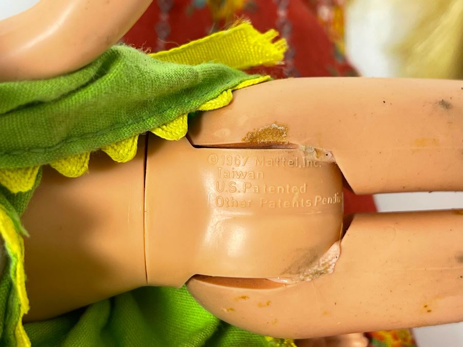 Collection Of Nine Mattel Barbie Dolls: (3) Marked Skipper C 1963 Mattel, Inc - See Photos For Markings [Photo 18]