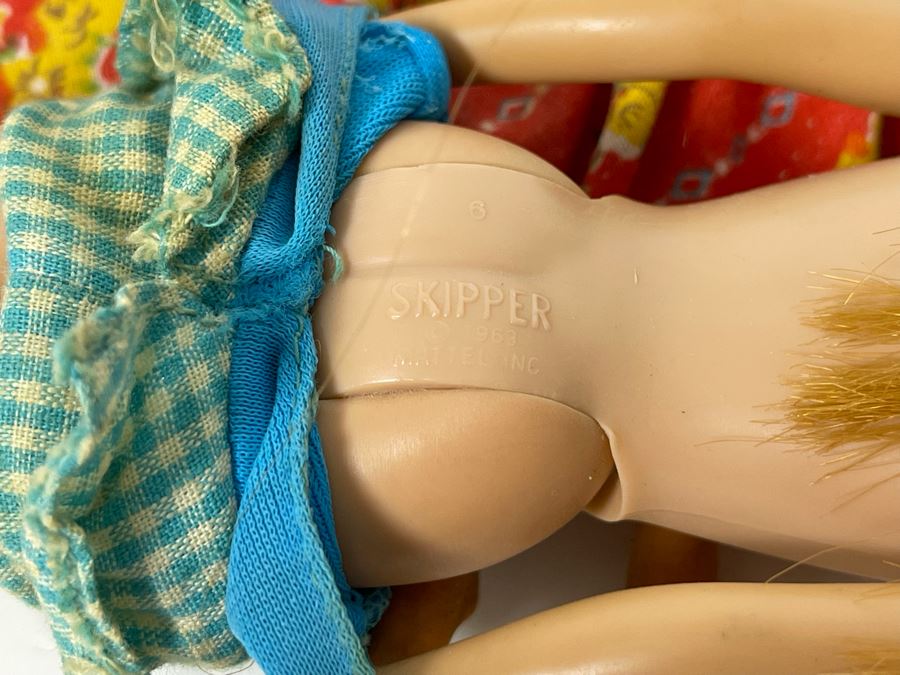 Collection Of Nine Mattel Barbie Dolls: (3) Marked Skipper C 1963 Mattel, Inc - See Photos For Markings [Photo 15]