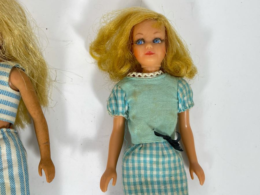 Collection Of Nine Mattel Barbie Dolls: (3) Marked Skipper C 1963 Mattel, Inc - See Photos For Markings [Photo 8]