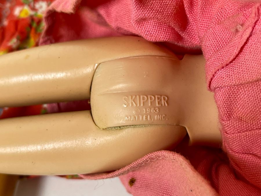 Collection Of Nine Mattel Barbie Dolls: (3) Marked Skipper C 1963 Mattel, Inc - See Photos For Markings [Photo 13]