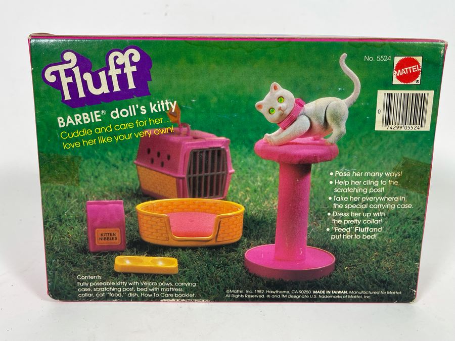 Pair Of New Old Stock Vintage 1982 Fluff Barbie Doll’s Cuddly Kitten [Photo 6]
