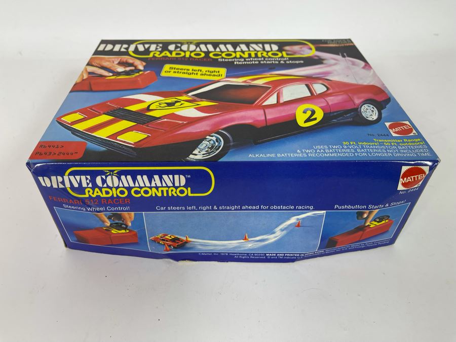 Vintage 1978 Mattel Remote Control Ferrari 512 Racer Car [Photo 3]