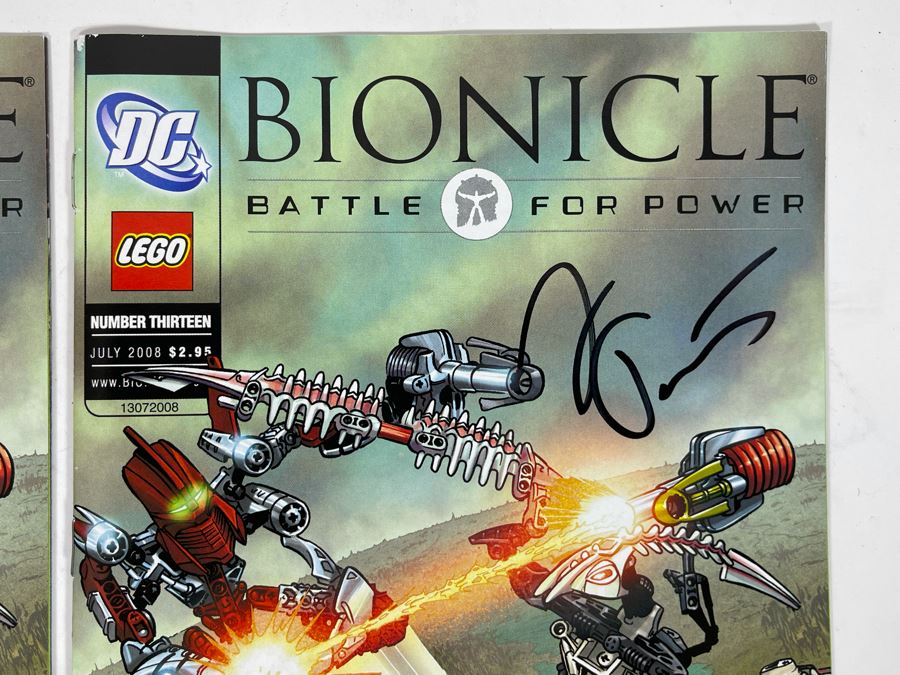 Pair Of Signed Bionicle Battle For Power #13 Comic Books [Photo 3]