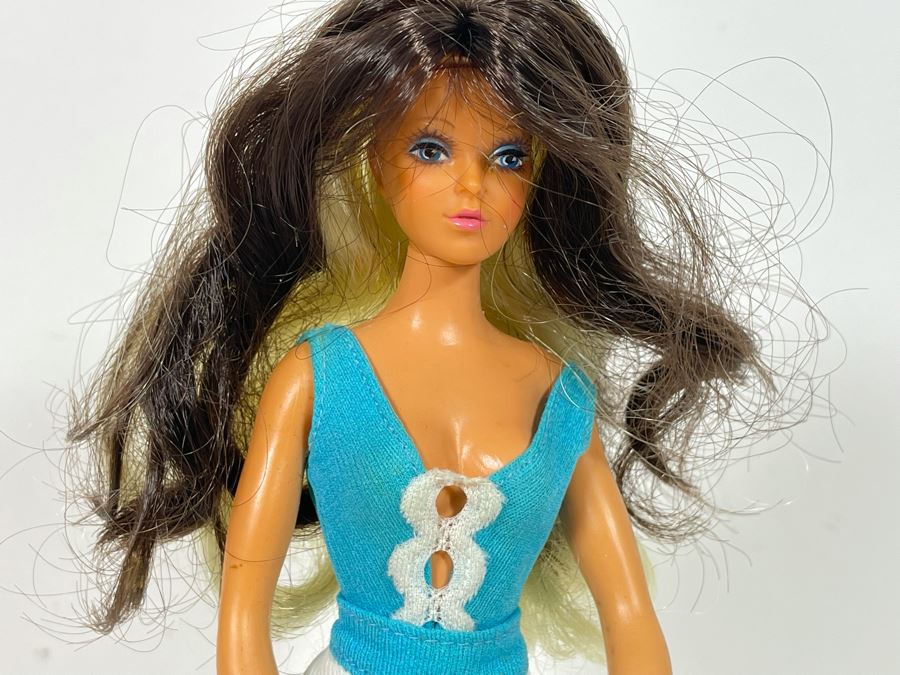 Vintage 1976 Ideal Tuesday Taylor Swivel Scalp Change Hair Color [Photo 6]