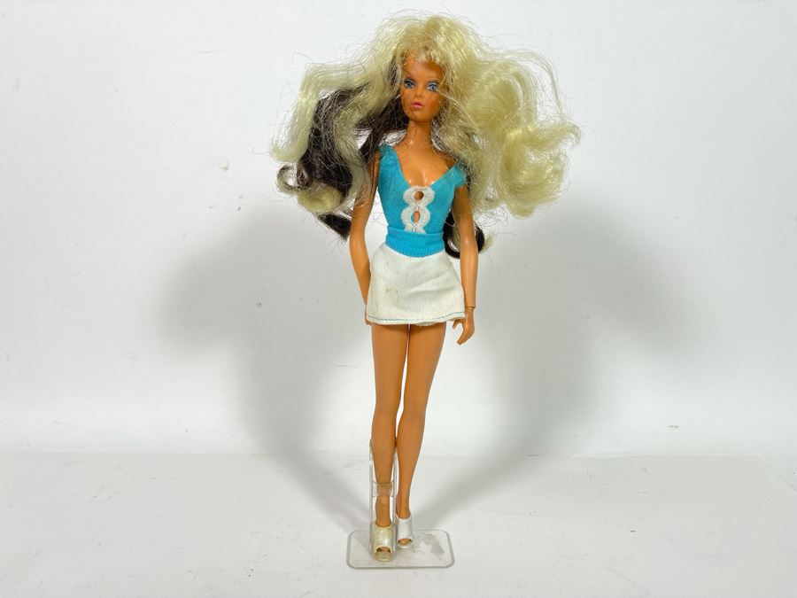 Vintage 1976 Ideal Tuesday Taylor Swivel Scalp Change Hair Color [Photo 5]