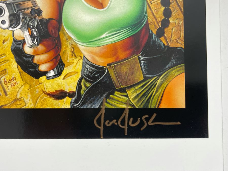 Pair Of Hand Signed Joe Jusko Prints 6.5 X 8.5 [Photo 4]