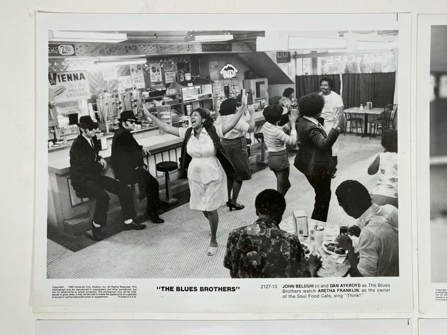 Set Of Four Blues Brothers 1980 Movie B&W Promotional Photographs 10 X 8 [Photo 3]