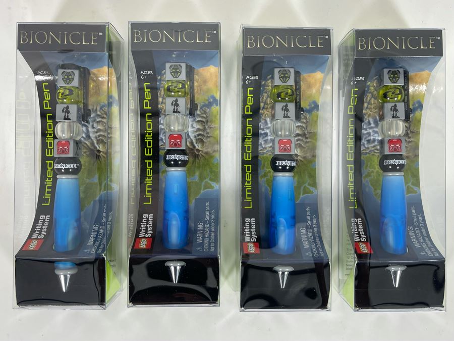 Set Of Four LEGO Bionicle Limited Edition Pens [Photo 2]
