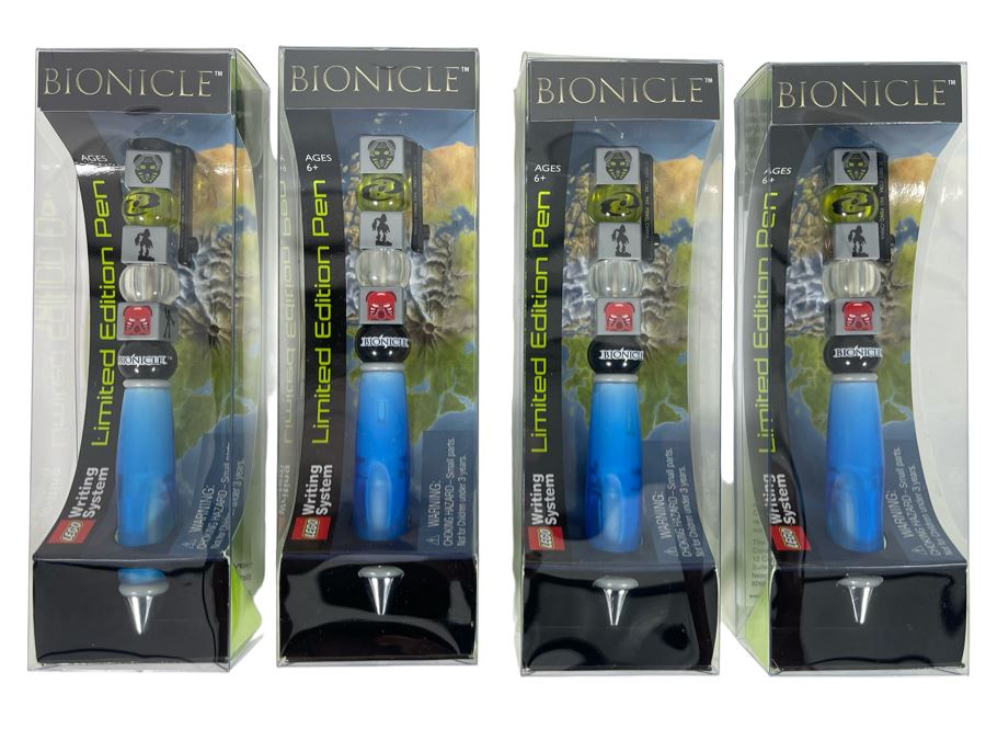 Set Of Four LEGO Bionicle Limited Edition Pens [Photo 1]