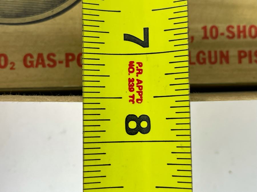 Collectible Vintage Crosman 600 Semi-Automatic .22 Caliber 10-Shot CO2 Gas-Powered Pellgun Pistol BB Gun With Original Box 11 X 7.5 [Photo 12]