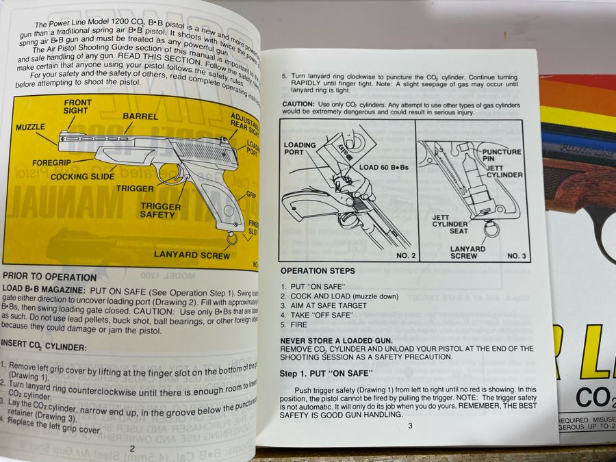 Collectible Vintage Daisy Power Line 1200 CO2 BB Pistol With Original Box [Photo 11]
