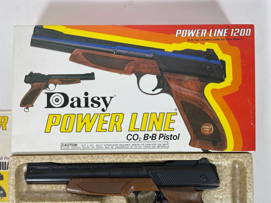 Collectible Vintage Daisy Power Line 1200 CO2 BB Pistol With Original Box [Photo 5]