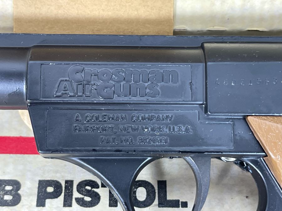 Collectible Vintage Crosman Air Guns Automatic BB Pistol Model 1600 Powermatic With Original Box [Photo 5]