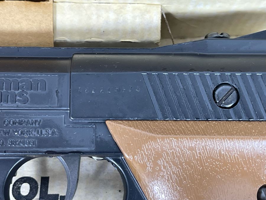 Collectible Vintage Crosman Air Guns Automatic BB Pistol Model 1600 Powermatic With Original Box [Photo 6]