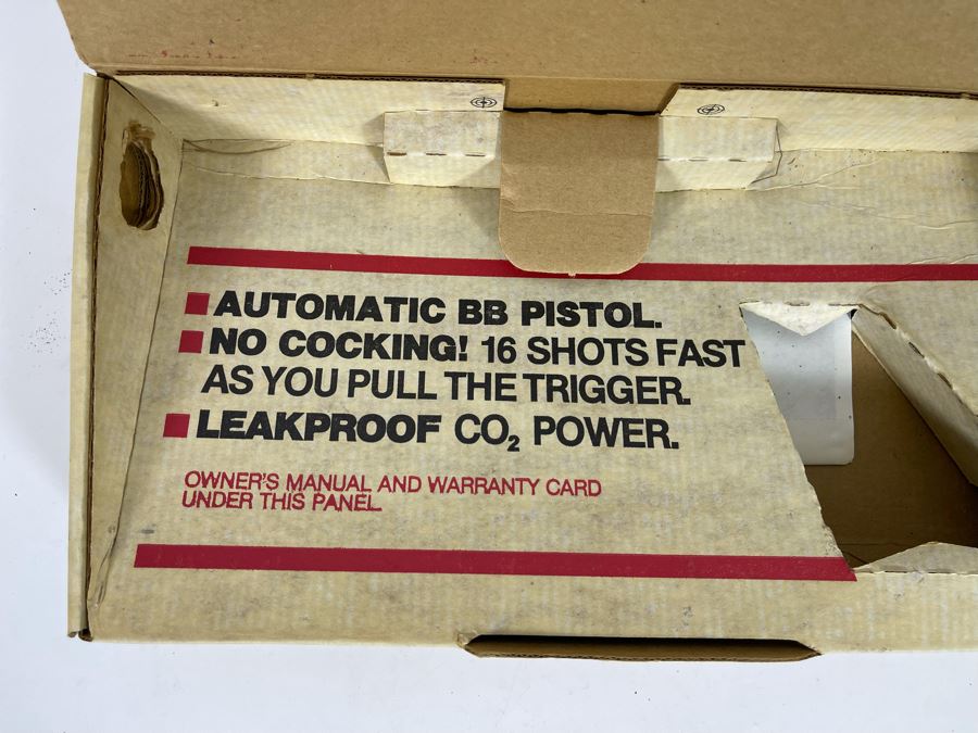 Collectible Vintage Crosman Air Guns Automatic BB Pistol Model 1600 Powermatic With Original Box [Photo 9]