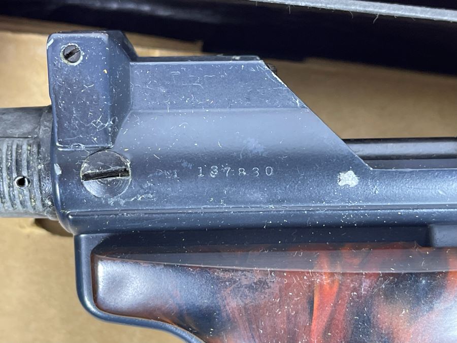 Collectible Vintage Crosman Mark I Pellgun Target Pisto .22 Caliber CO2 Power Single Shot BB Gun With Original Box [Photo 10]