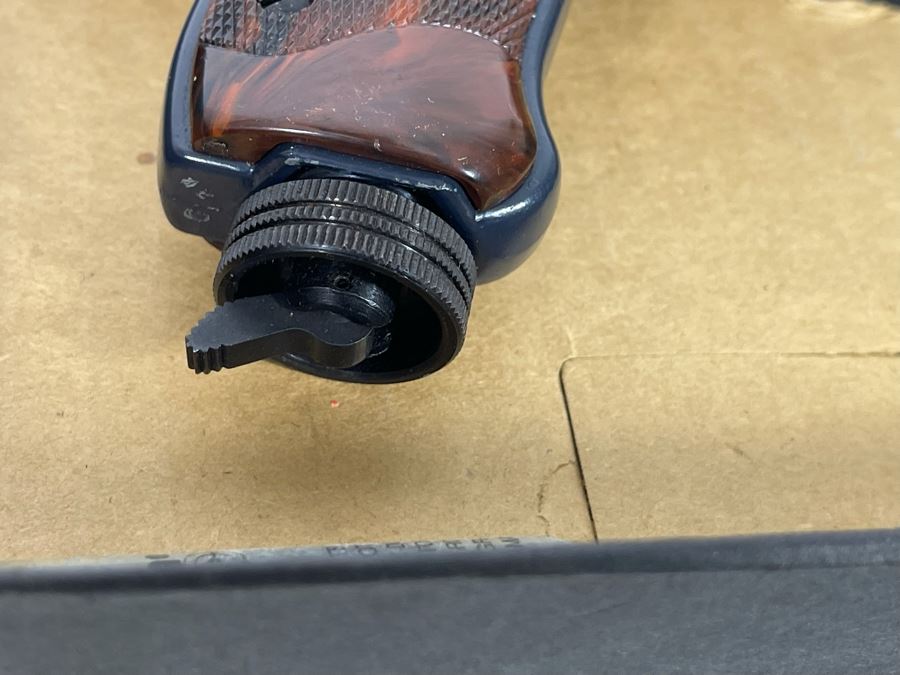 Collectible Vintage Crosman Mark I Pellgun Target Pisto .22 Caliber CO2 Power Single Shot BB Gun With Original Box [Photo 12]