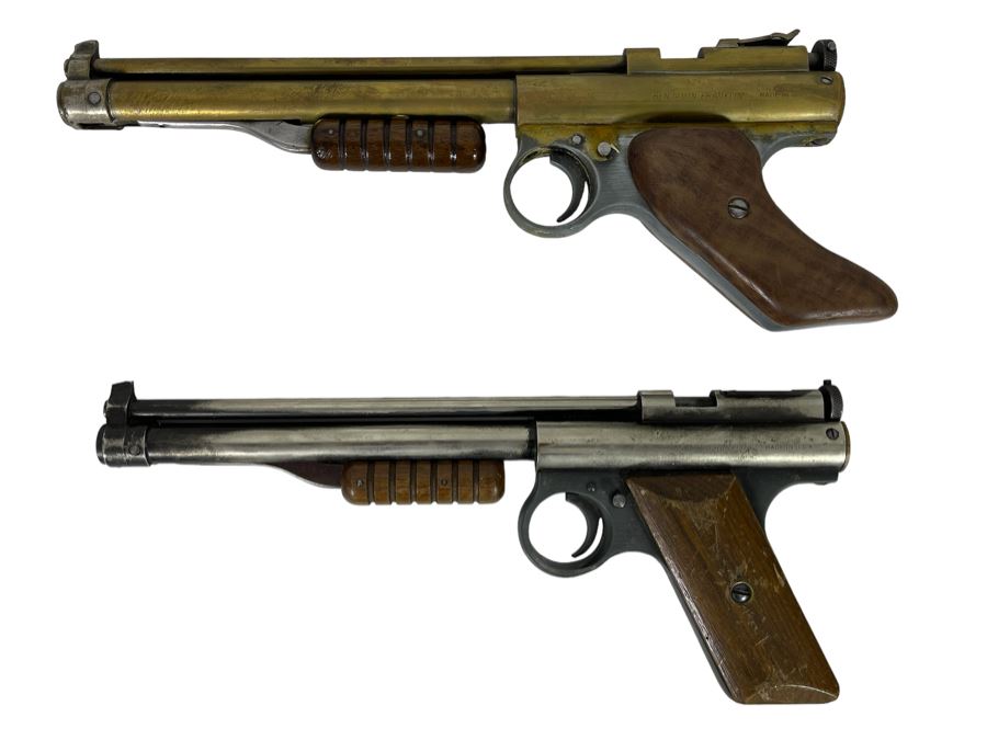 Pair Of Collectible Vintage Benjamin Target Pistols Model 137 BB Guns