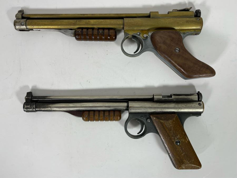 Pair Of Collectible Vintage Benjamin Target Pistols Model 137 BB Guns [Photo 2]