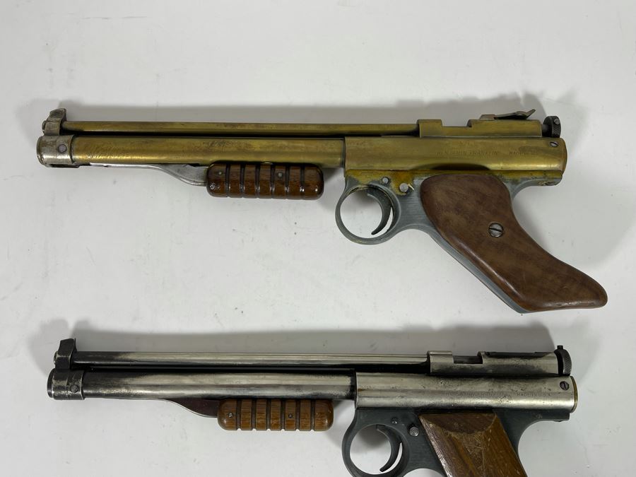 Pair Of Collectible Vintage Benjamin Target Pistols Model 137 BB Guns [Photo 7]