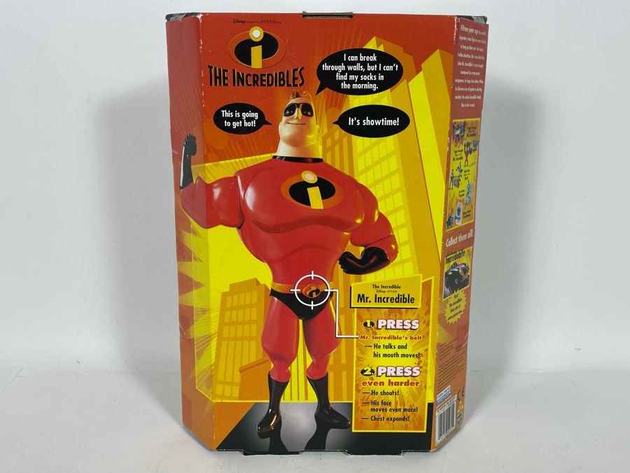 Disney The Incredibles  The Incredible Mr. Incredible New In Box 2004 Hasbro 10.5 X 14.5 [Photo 8]