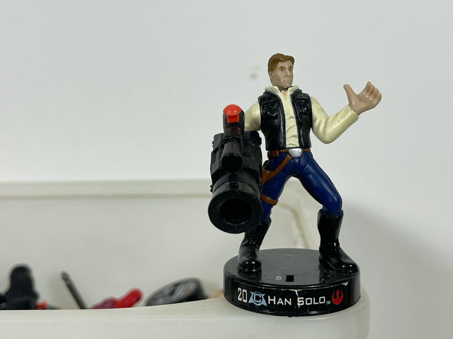 Huge Lot Of LFL Hasbro Attacktix Battle Masters Figures Star Wars Transformers Over 190 Figures In Bin Approximately 190 Figures [Photo 13]